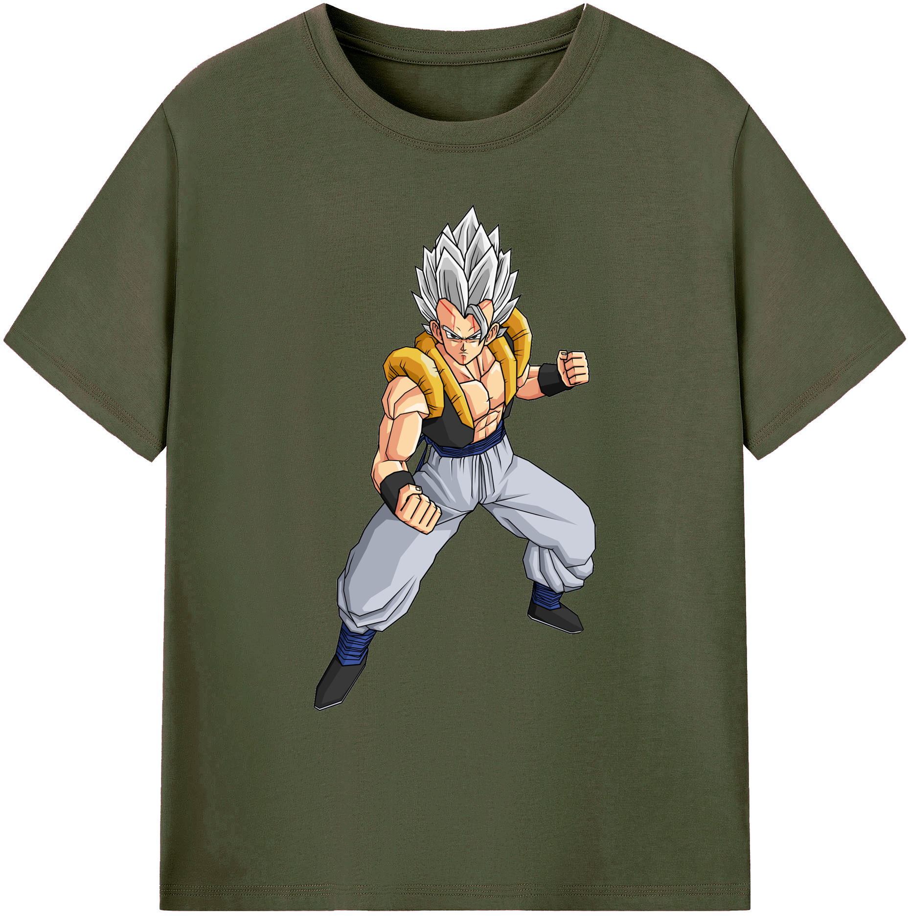 （画像用） ドラゴンボール ベジータ四世（Bejīta Yonsei）DRAGON BALL Vegeta IV 綿100％ メンズ半袖Tシャツ｜肌触りやわらか＆通気性